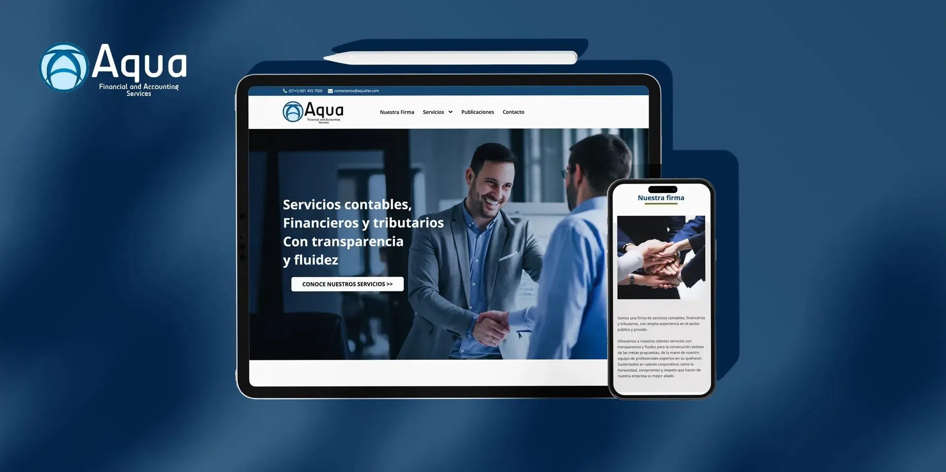 Sitio web de Aquafas