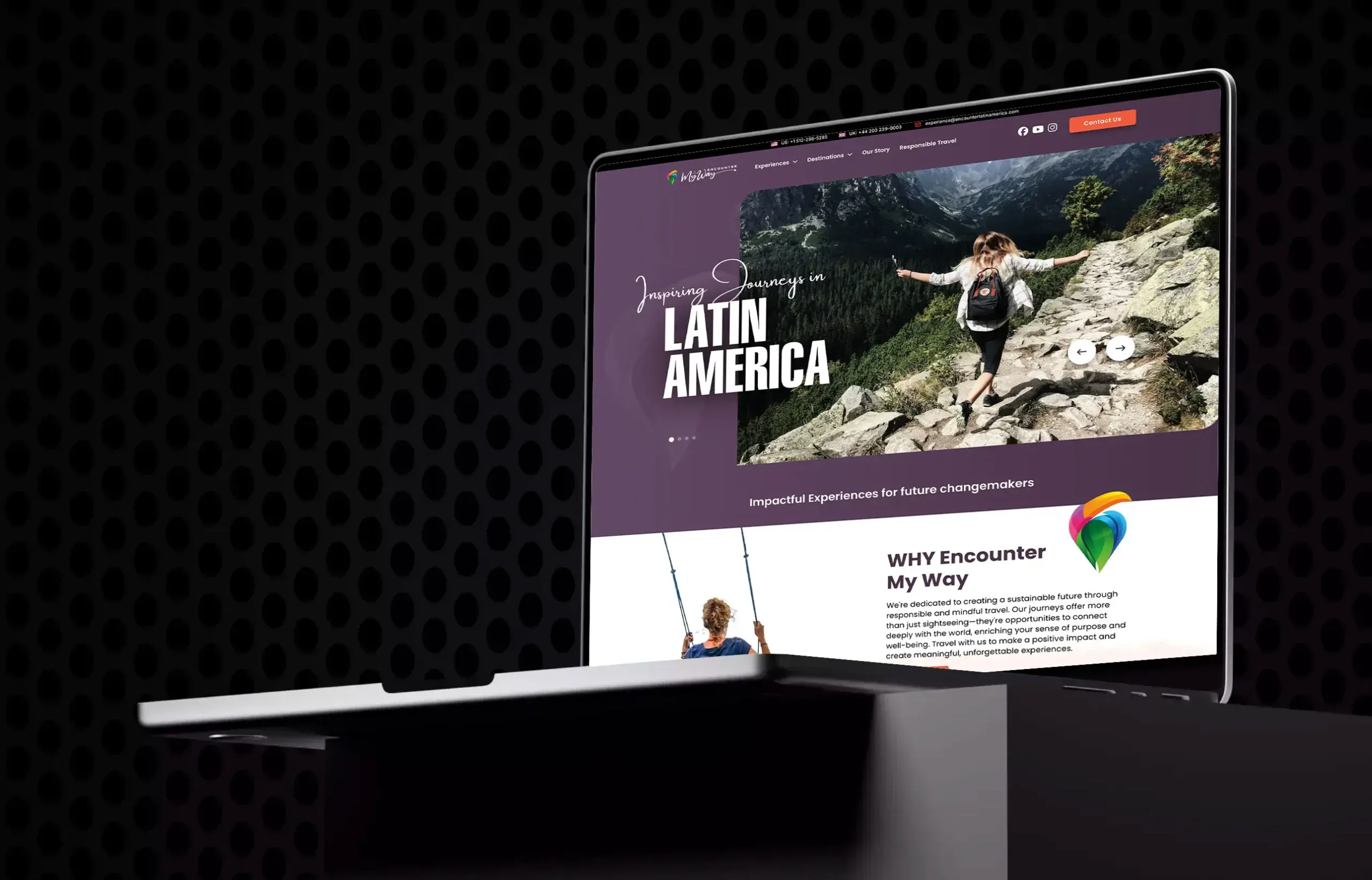 Sitio web de Encounter My Way