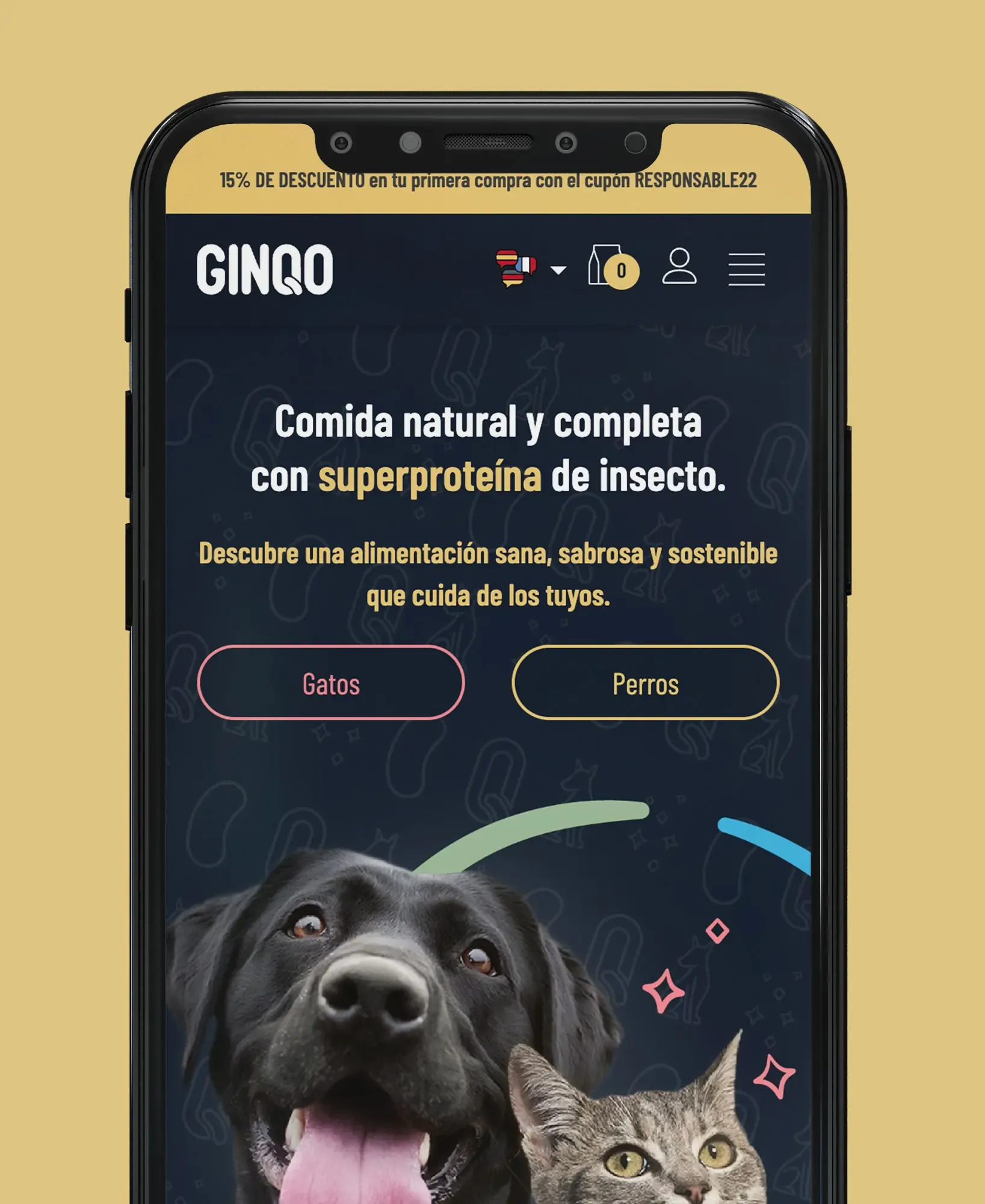 Ginqo Pet Food – captura 2