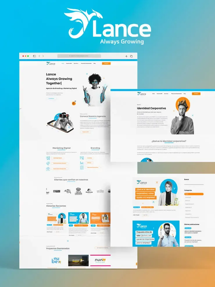 Lance – vista en dispositivos