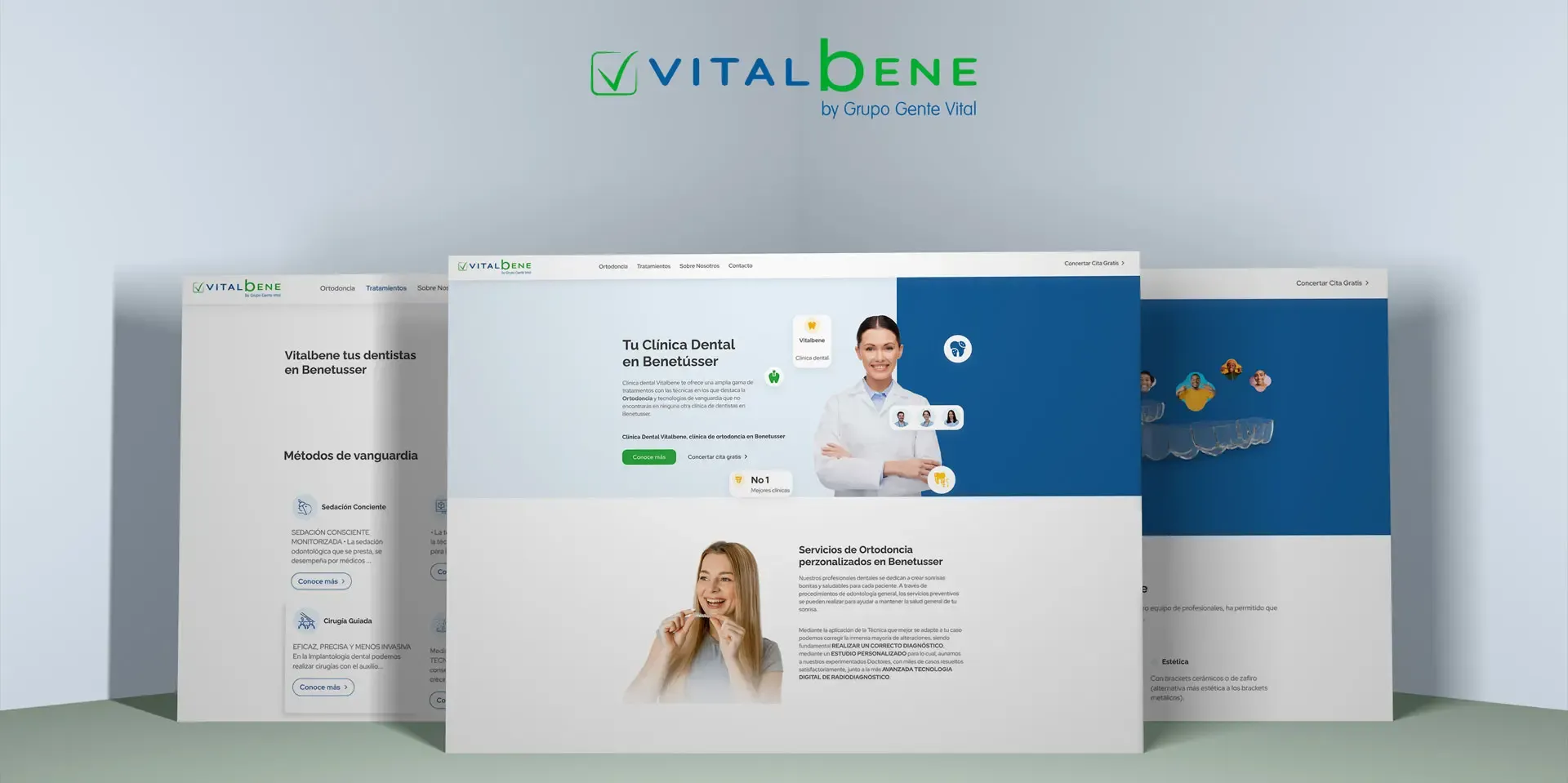 Sitio web de Ortodoncia Benetusser